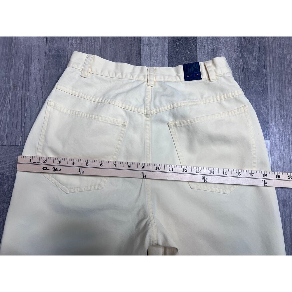 Lauren Ralph Lauren Straight Leg Pants Womens 4 Cream High Rise Preppy Classic - Picture 4 of 8